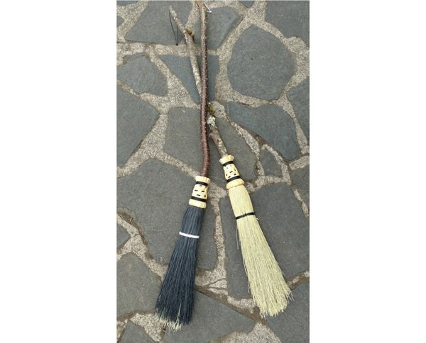 Small Besom Broom - Natural -  Handmade Kids Broom, Rustic, Natural, Country,  Besom, Handmade, Witch, Broomstick