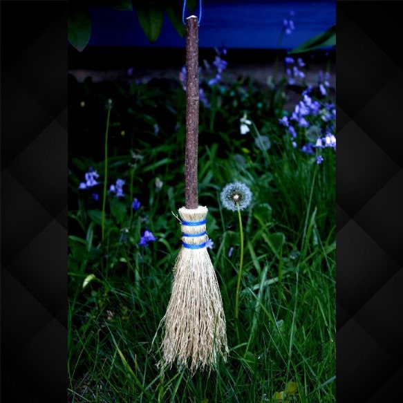 Miniature Whisk Broom - Altar - Besom, Doll, Ceremonial, Mini, Witch, Broomstick, Pagan, Handmade, Rustic, Ritual, Cleansing, Wiccan