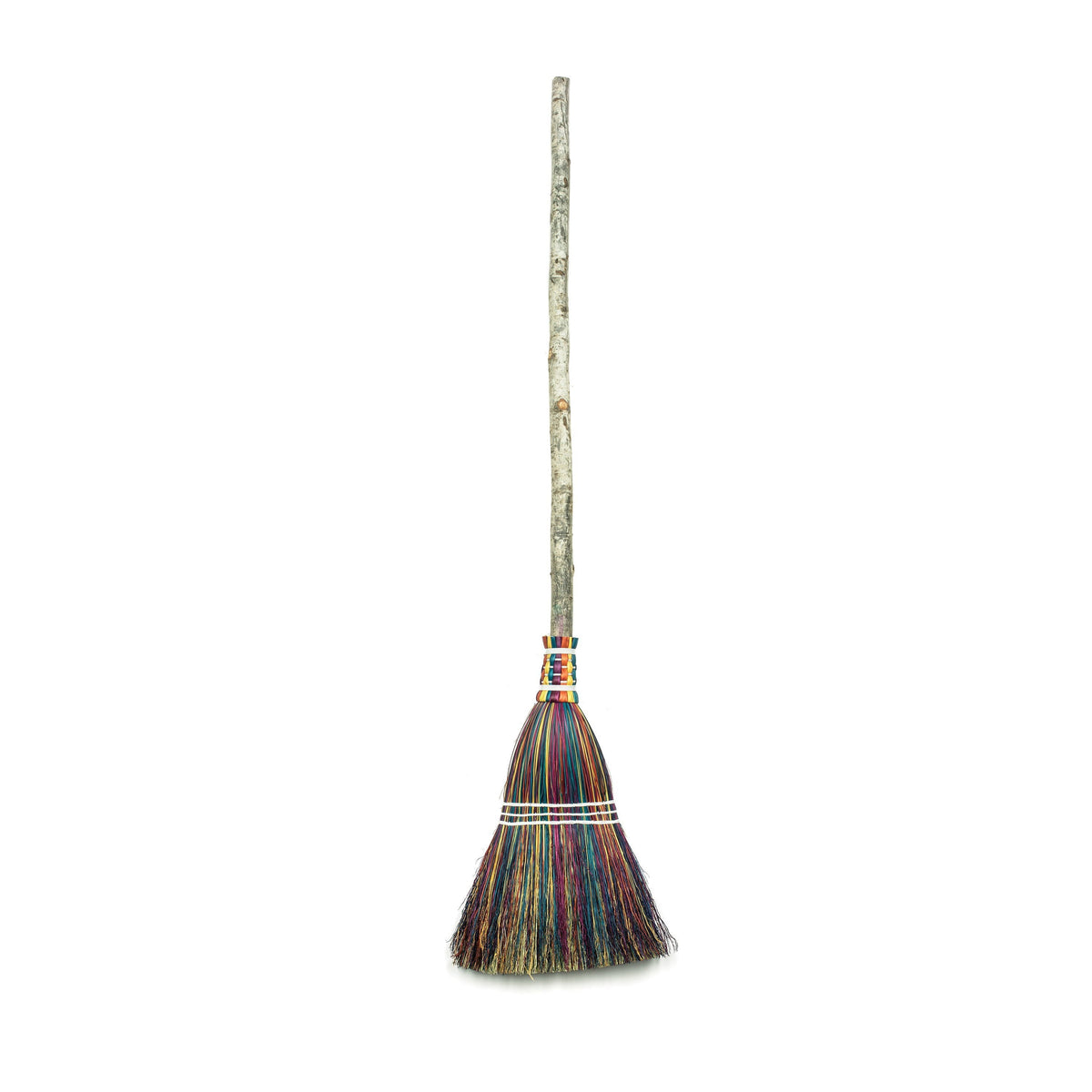 Handmade Broom, House Broom, Country Kitchen Decor, Rainbow