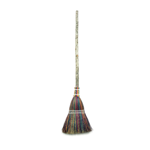 Kitchen Broom - Rainbow - Handmade Broom, Wedding Broom, Housewarming Gift, Rustic Home Decor