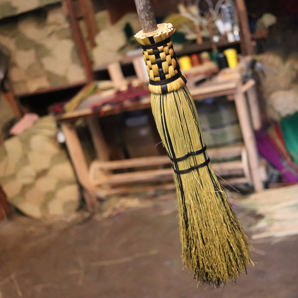 Wizard Broom - ADULT SIZE - House Colors - Broomsticks, Magic Flying Broom, Wizarding Cosplay, Pottery Broom, Wizard Costume