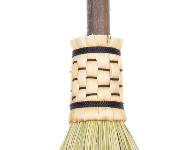Kitchen Broom - Natural - Rustic Broom, Wedding Gift, Housewarming, Straw Broom, Folk Art,  Home Decor, Rustic Wall Decor