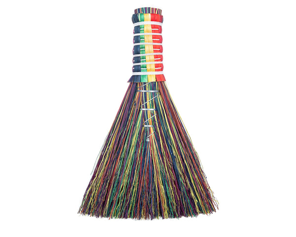 Hawktail Whisk Broom - Rainbow - Handmade Broom, Natural, Vintage, Traditional, Rustic, Housewarming Gift, Wedding Gift, Home Decor
