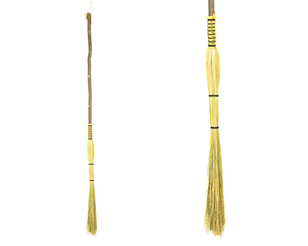Cobweb Broom - Wall And Ceiling Broom - Folk Art Broom, Natural Broom Corn, Rustic Wall Decor, Primitive Duster