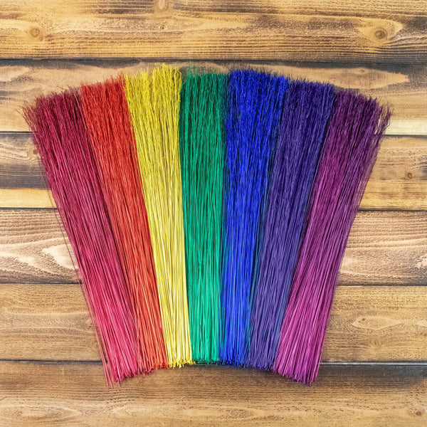 Besom Broom - Rainbow - Handmade, Ceremonial, Broomstick, Witch Broom, Wall Decor,Pagan Wedding Broom