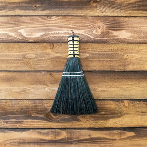 Whisk Broom - Black - Hand Broom, Functional Art, Rustic Hand Broom, Vintage Whisk, Rustic Wall Decor, Ceremonial Broom