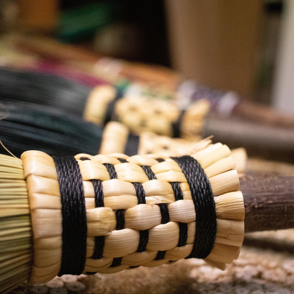 Traditional Besom Broom - Natural - Backwoods Broom Company